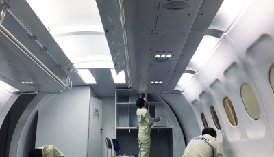 AESC completes the A320 Cabin Mock up for VIAGS